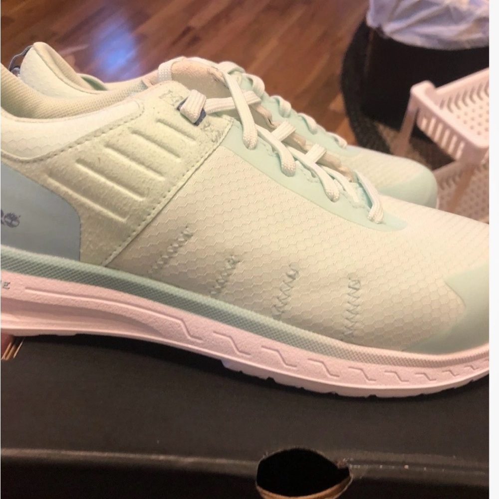 Timberland PRO Light Blue Safety Toe Sneakers - Picture 2 of 7